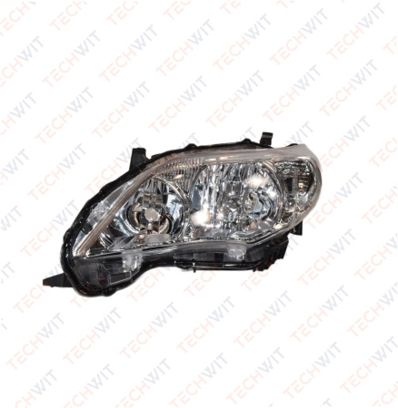 Toyota Corolla E150 Фара передняя левая Тойота Королла Е150 8117012D80 2010-2013 TECHWIT