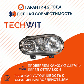 VW Golf 4 Фара передняя Лев. Фольксваген Гольф 4 1J1941017B 1997-2006 TECHWIT